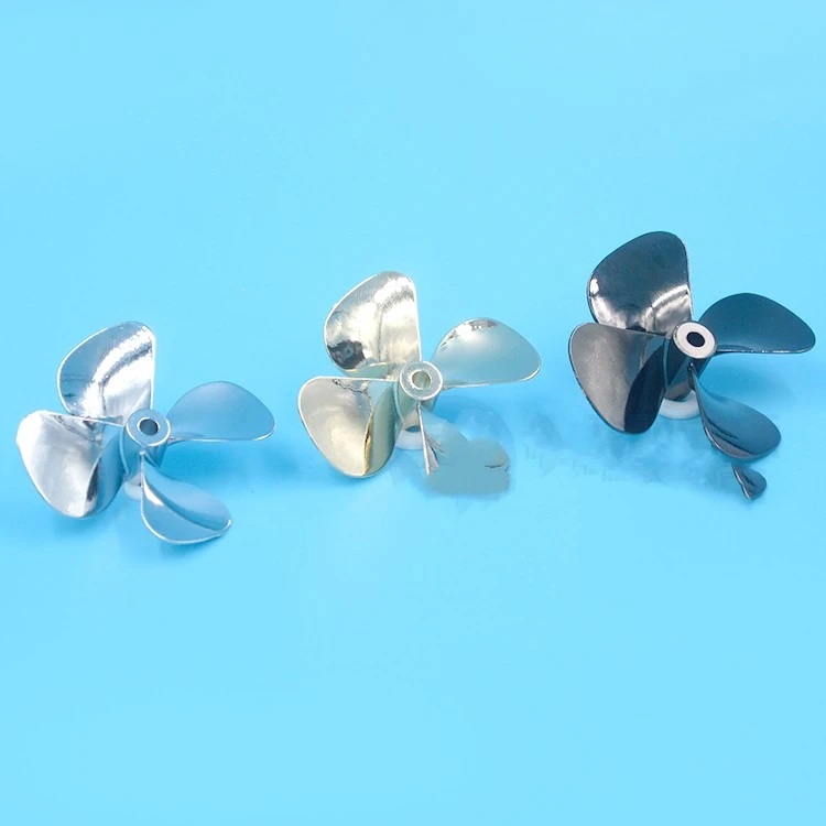 Ship Model Four Leaf Zinc Alloy Propeller