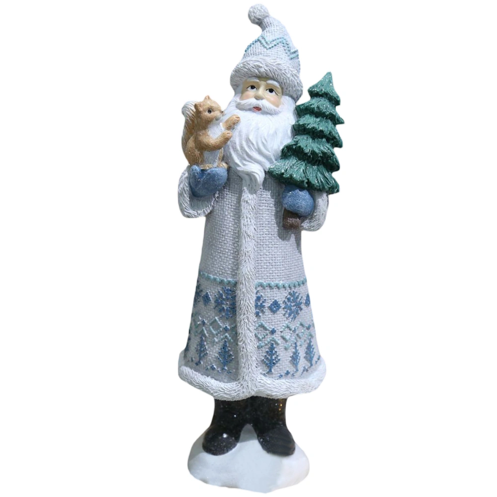 Christmas Resin Decoration Santa Claus Shelf Table Centerpiece Gifts