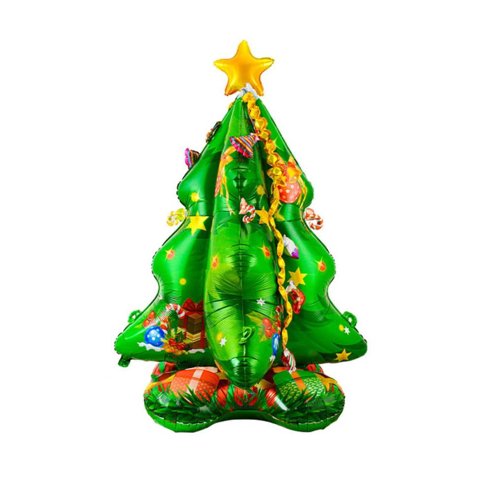 Christmas Balloon Kit Green Christmas Tree Balloons with Star Topper