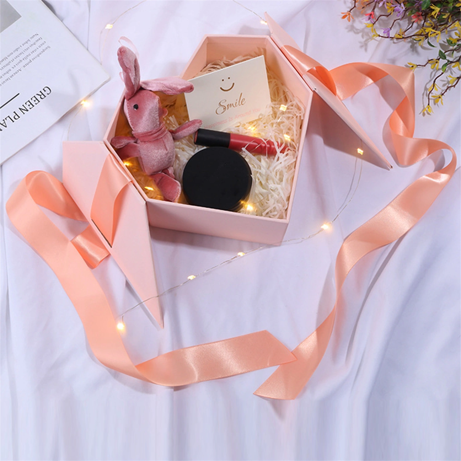 Heart Shaped Box Cute Gift Boxes with Lids Gift Container for Presents