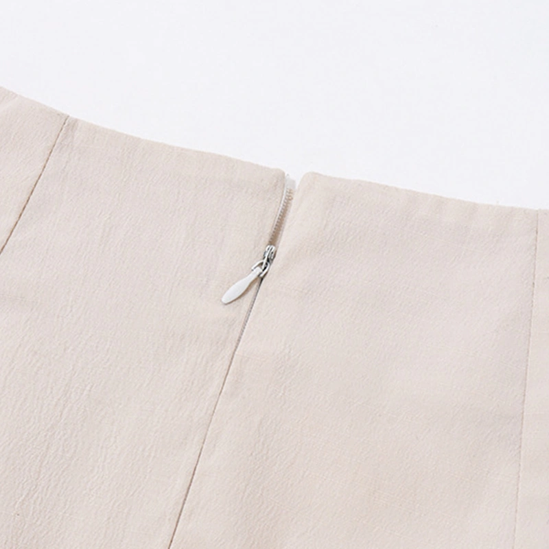 Women's Ruched Long Skirts Vintage High Waist Bow Midi Skirts