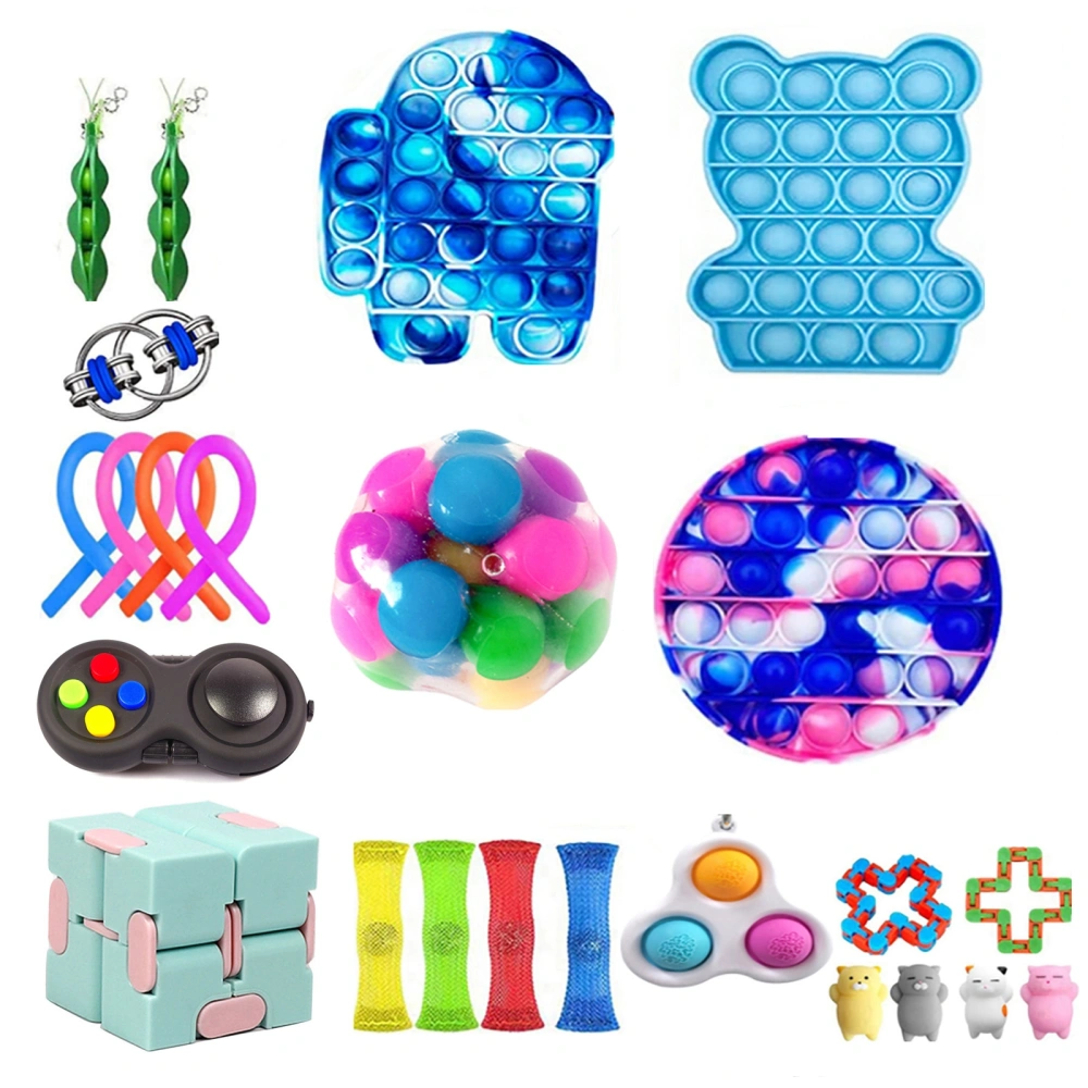 Sensory Fidget Toys Set, 24/35Pcs Stress Reliever Anti-Anxiety Toys