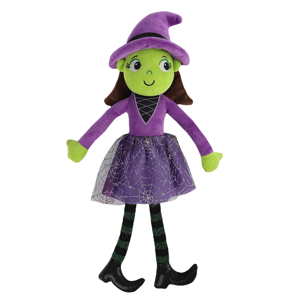 Halloween Witch Plush Toy Cute Witch Doll Lovely Stuffed Cartoon Doll