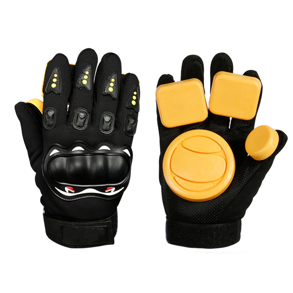 Sport Longboard Downhill Sliding Gloves, Protective Skateboard Gloves