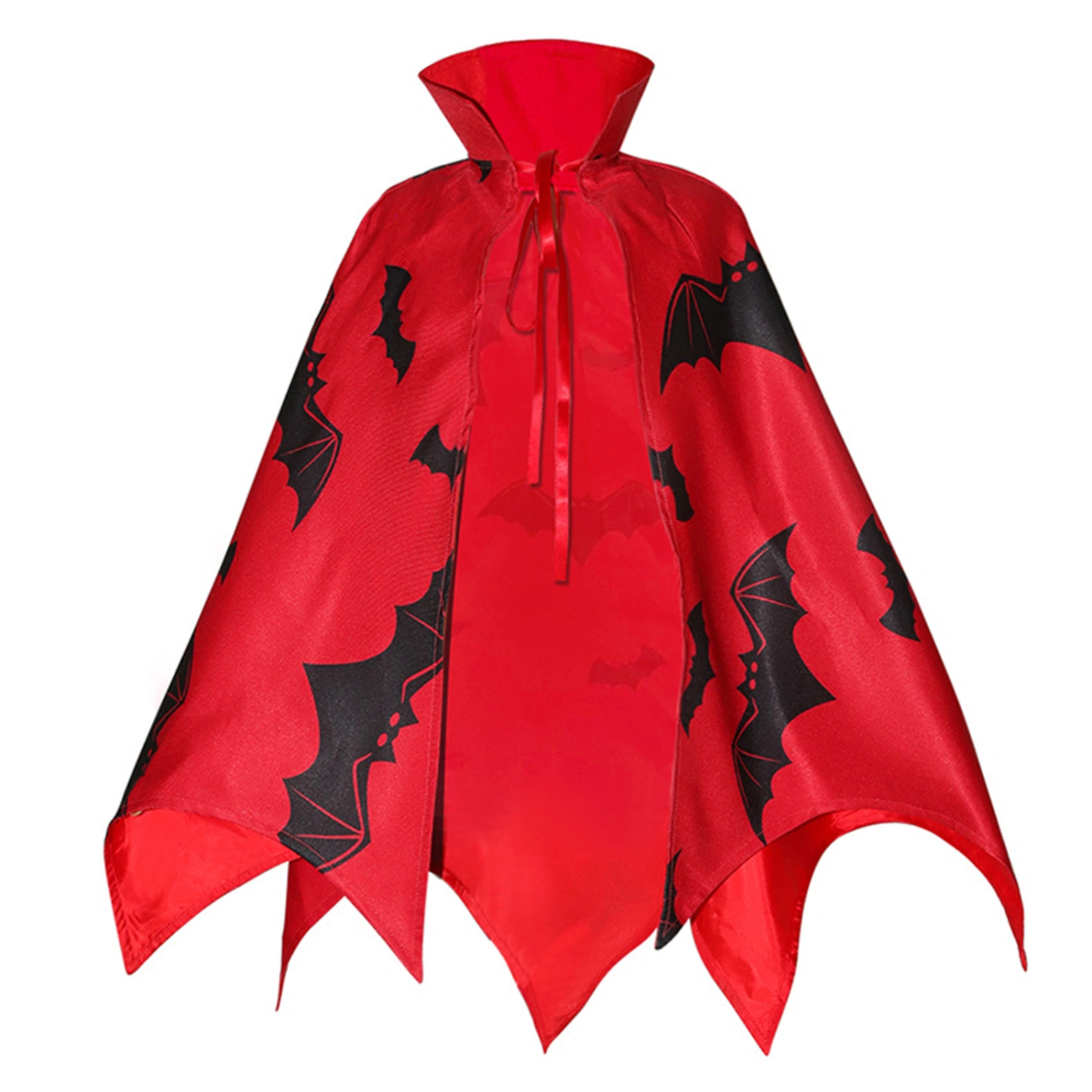 Halloween Scary Vampire Costume Cosplay Bat Cape Cloak for Kids 
