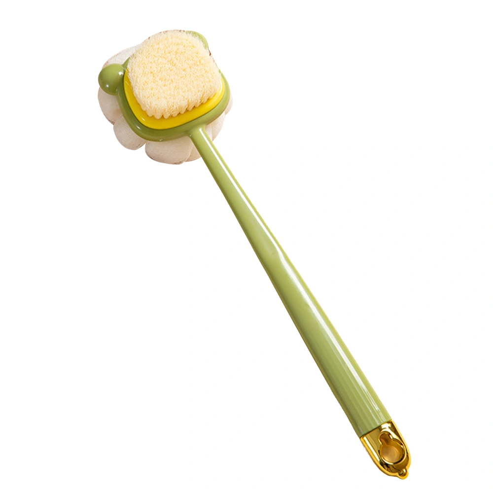 Shower Brush with Bristles Loofah Sponge Back Scrubber Body Exfoliator