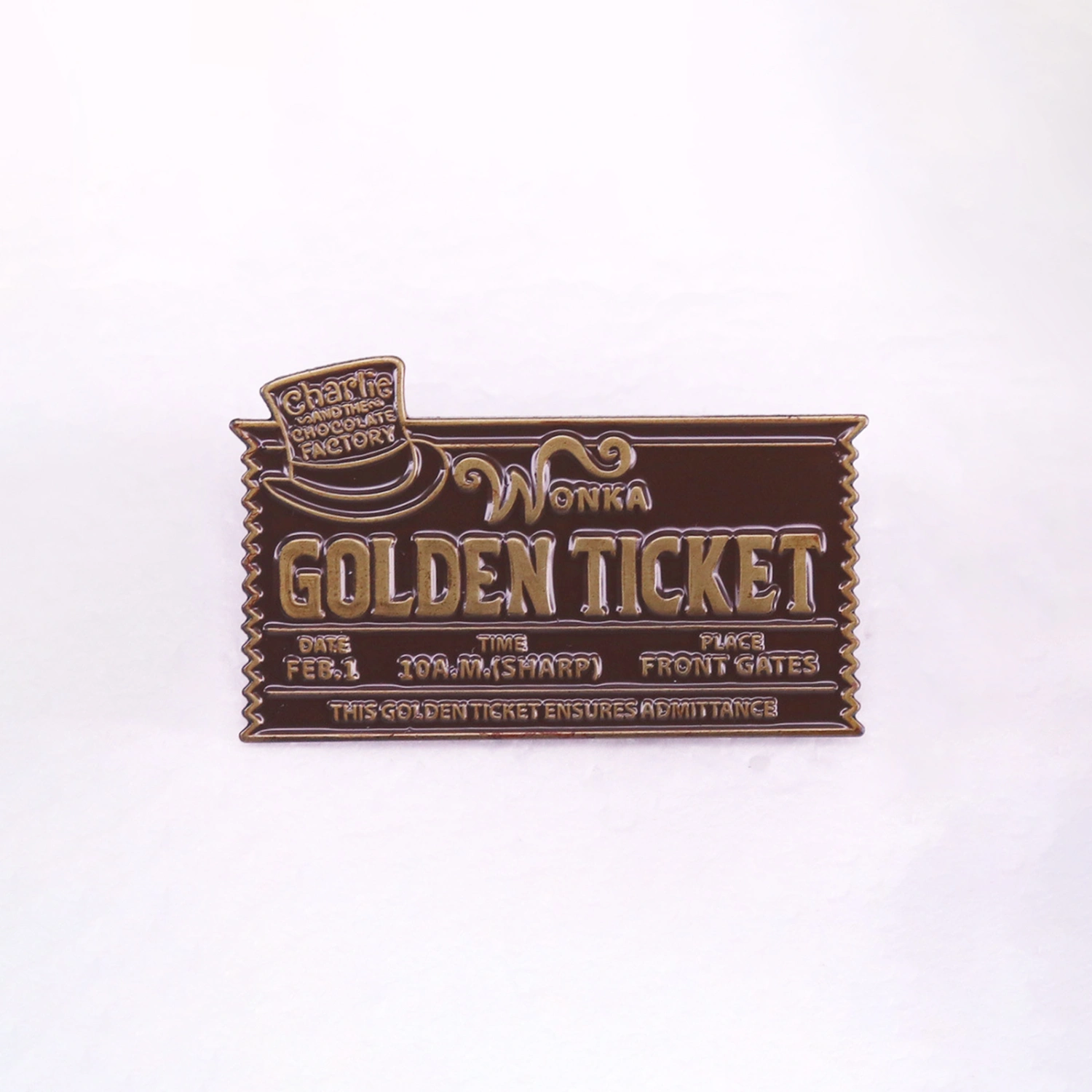 Women Men Retro Pin Movie Art Badges Brooch Letter Patterned Pin