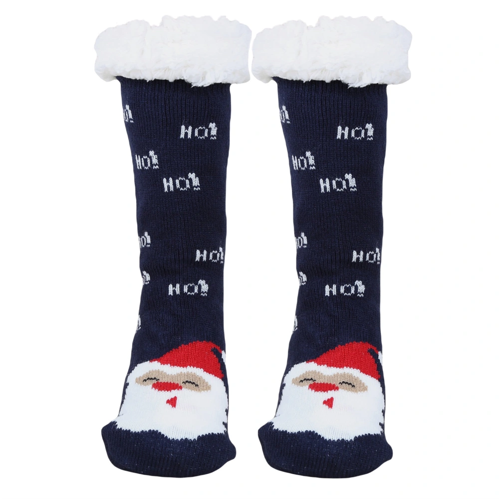 Women's Christmas Plush Socks, Soft Cartoon Winter Home Socks