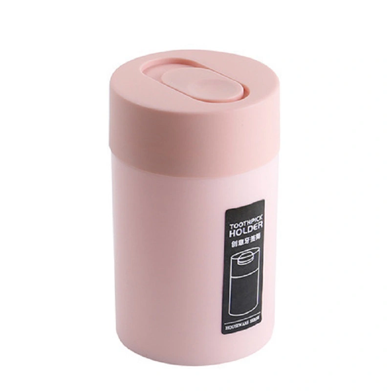 Portable Toothpick Dispenser, Plastic Toothpick Holder for Home