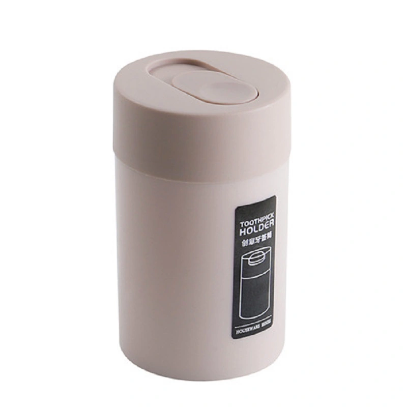 Portable Toothpick Dispenser, Plastic Toothpick Holder for Home