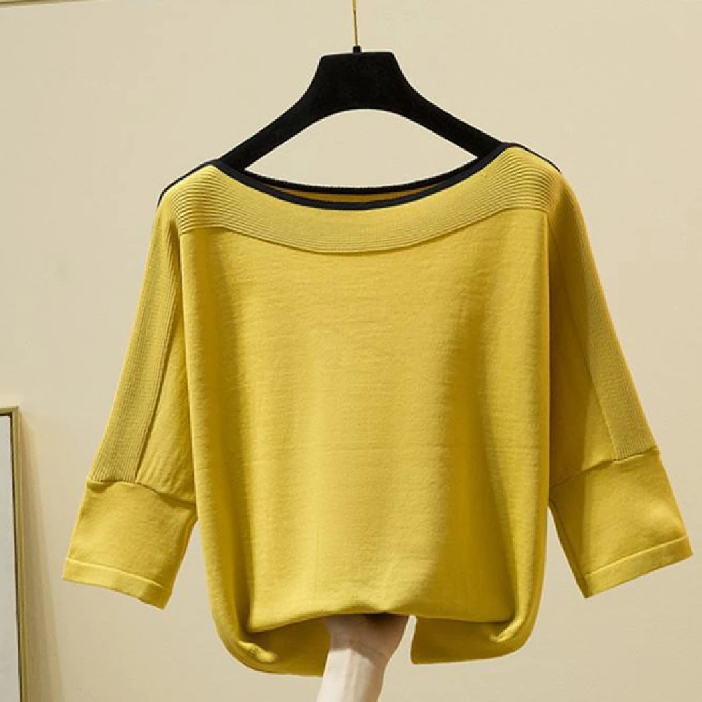 Knitwear Short Sleeve Summer Women