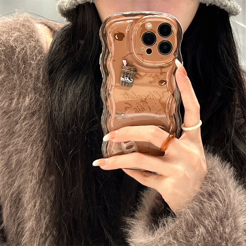 Internet Celebrity Three-dimensional Coffee Cup Bread Phone Case New