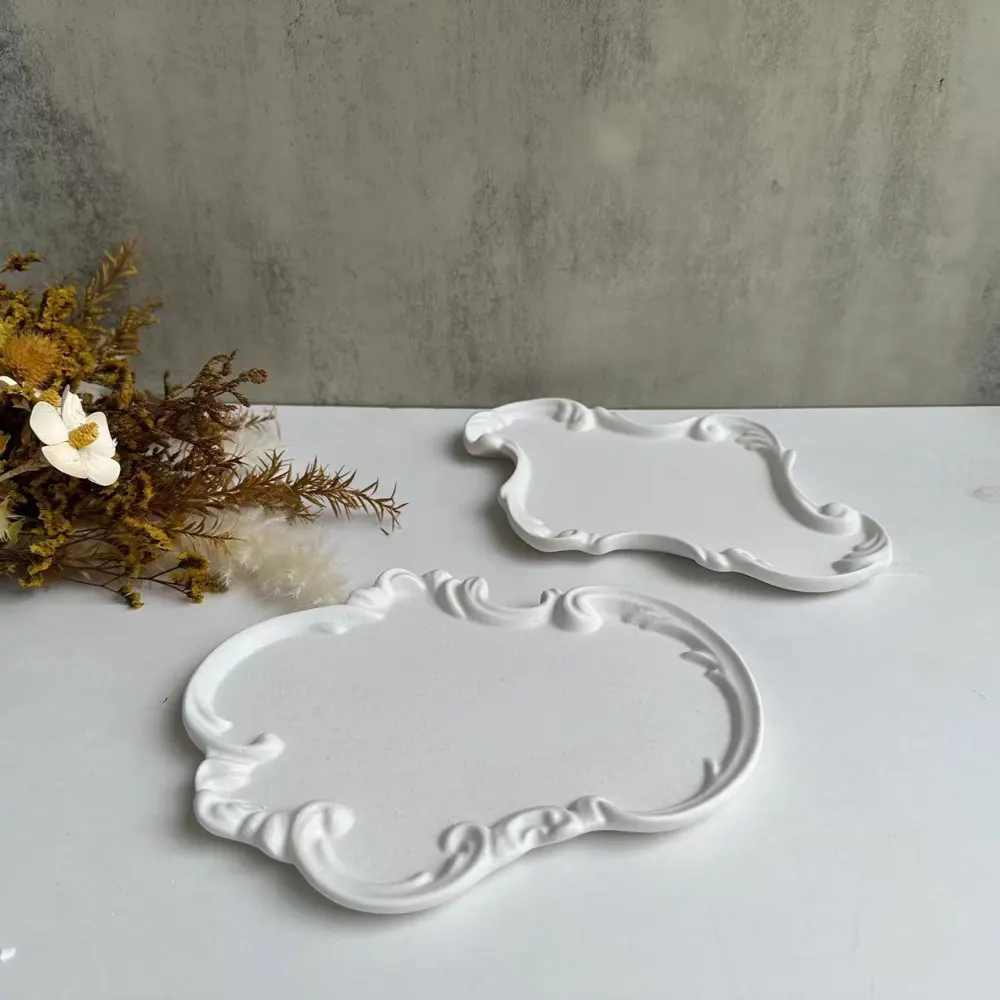 Fashion European Style Lace Tray Mold