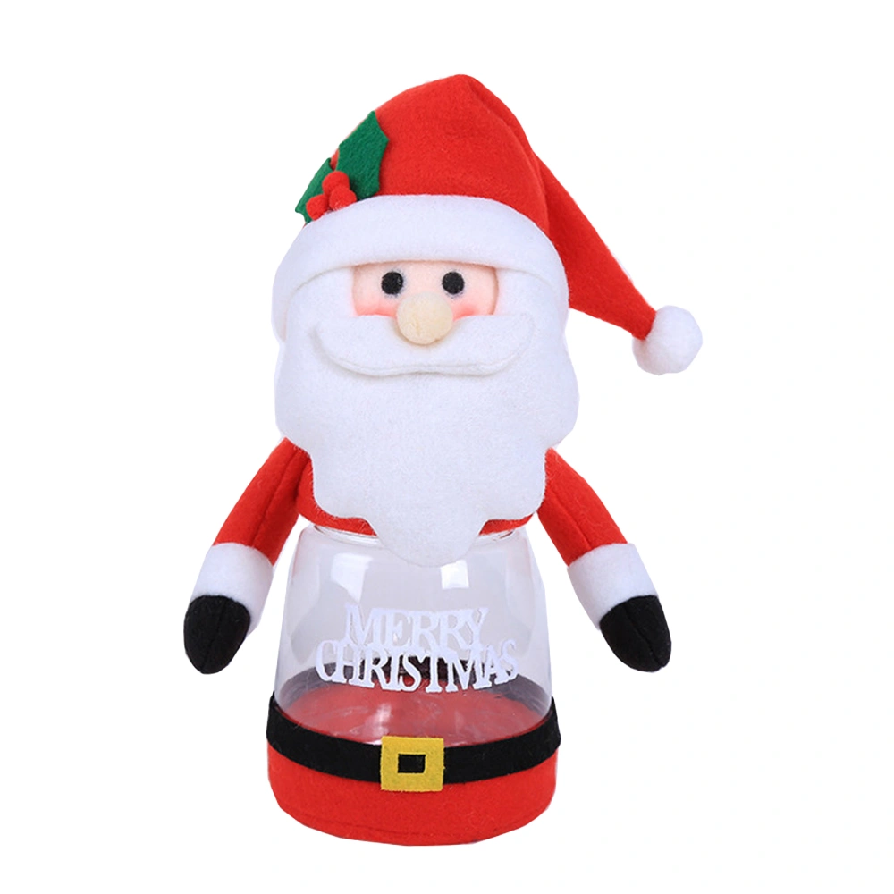 Christmas Candy Jar, Cute Santa Claus Elk Snowman Storage Container