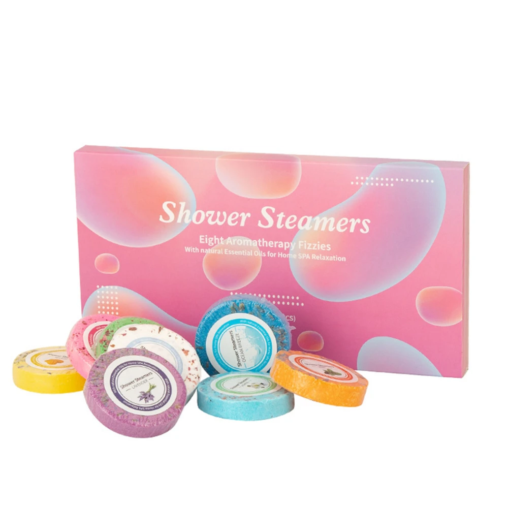 Shower Steamer Aromatherapy 8Pcs Bath Bombs with Essential Oils