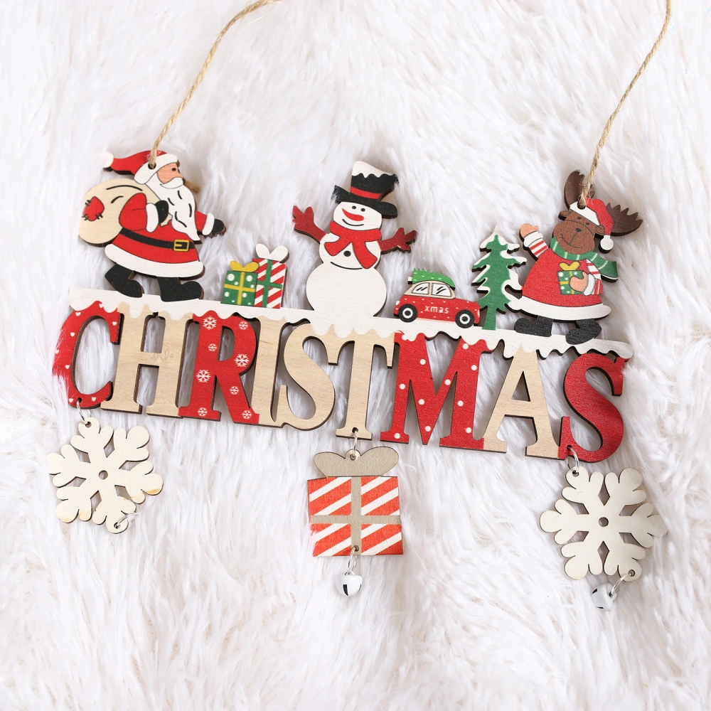 Christmas Wooden Pendant Creative Wooden Ornaments