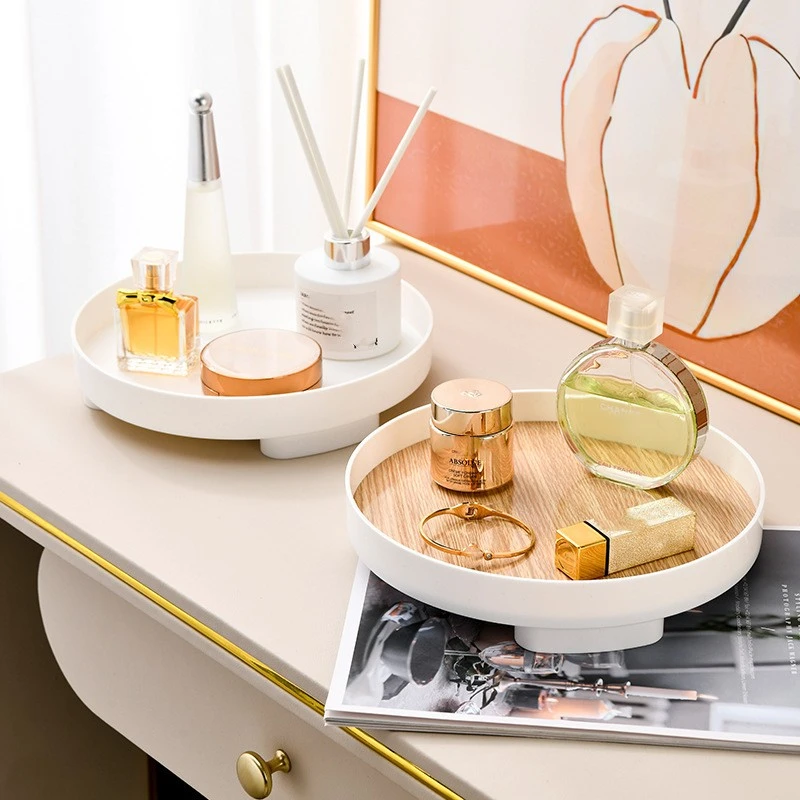 Simple Desktop Makeup Storage Plastic Tray