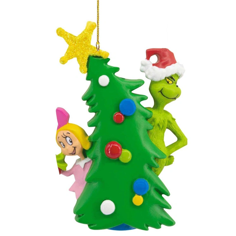 Christmas Tree Decorations Hanging Acrylic Elf Ornaments for Door Wall