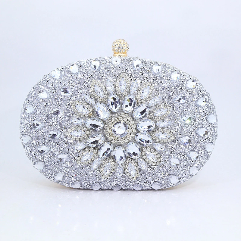 New Sunflower Diamond Evening Bag Women's Cheongsam Formal Dress Evening Handbag