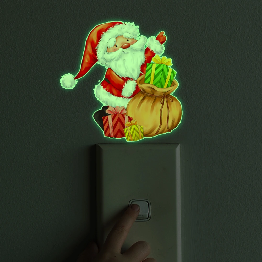 Creative Santa Claus Luminous Stickers