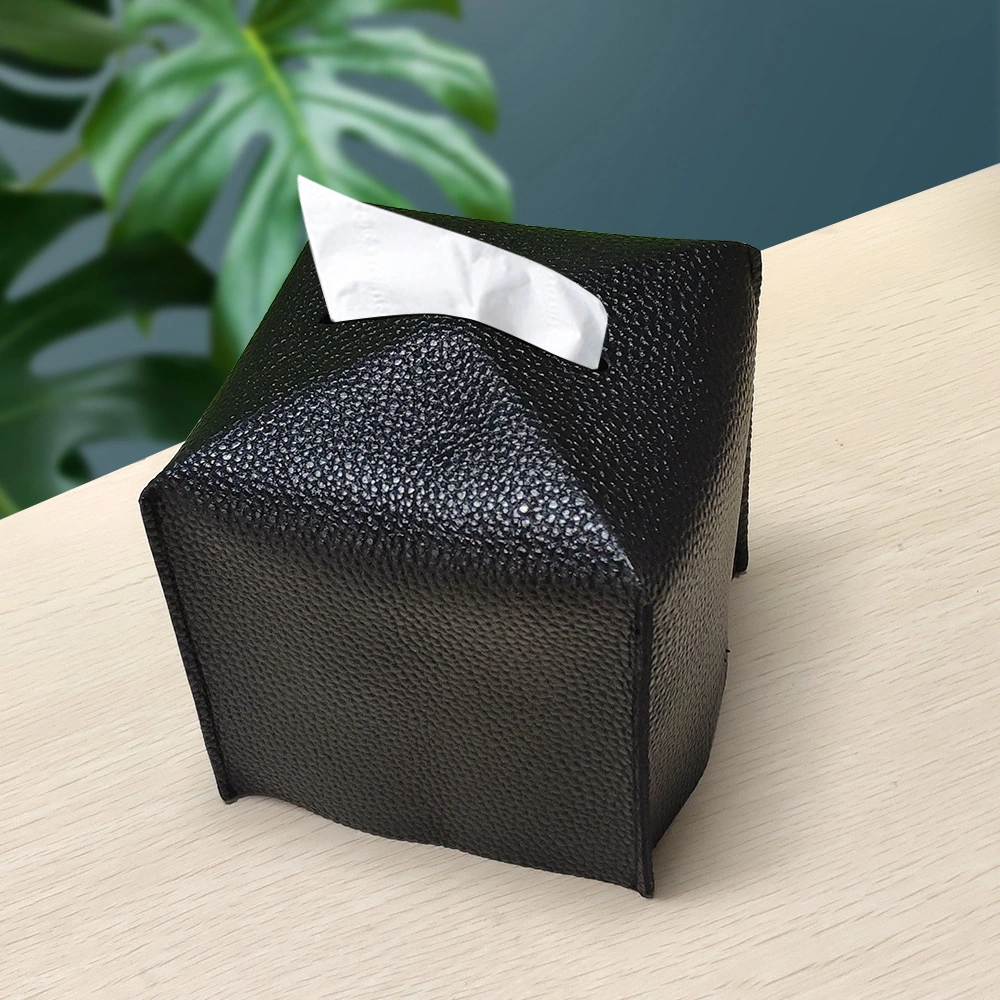 Leather Tissue Household Paper Extraction Box Toilet Living Room Office Desktop And Car-mounted Tissue Box