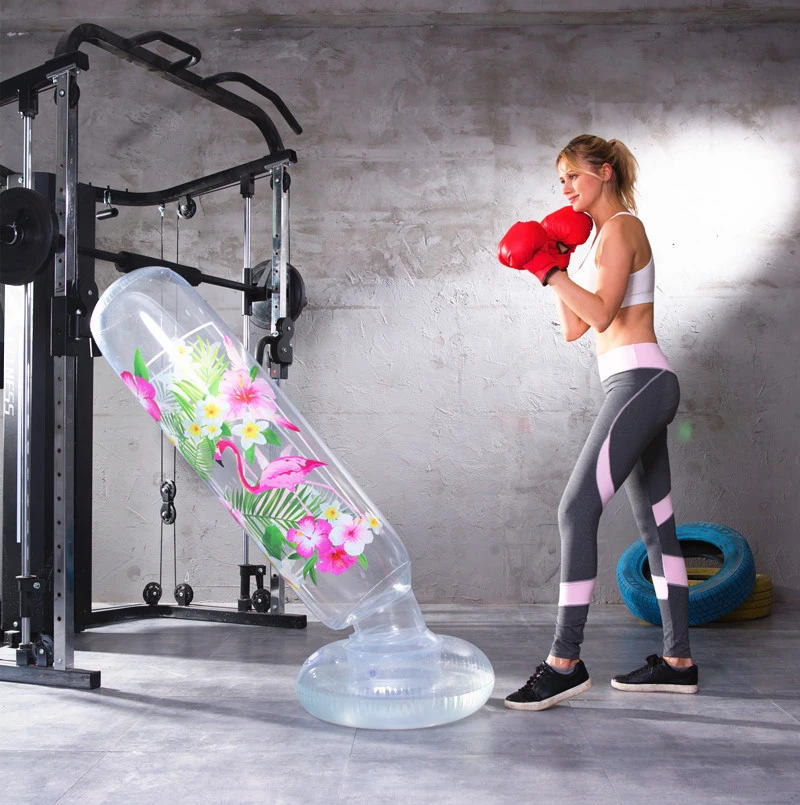 New Transparent Crystal Boxing Column