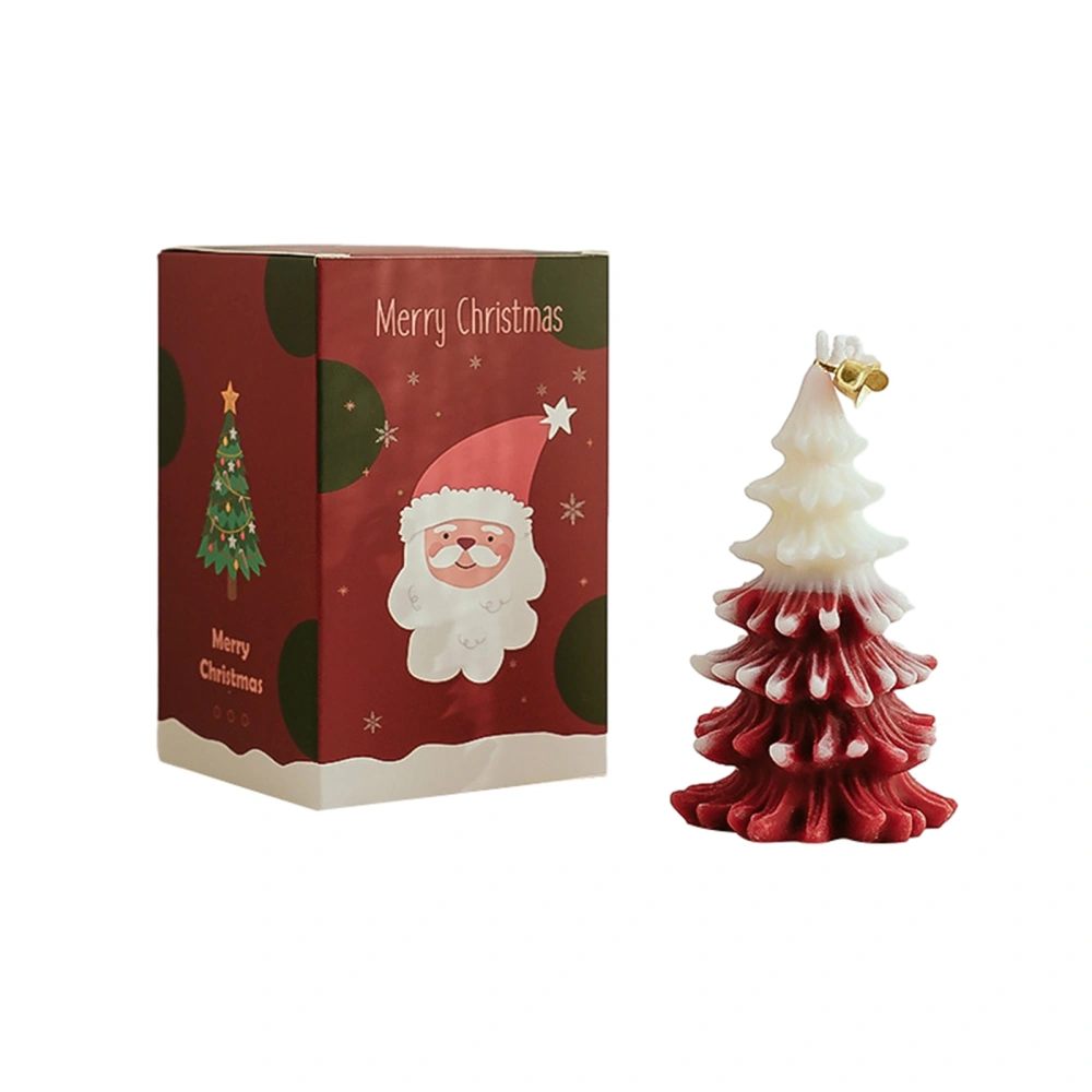 Christmas Scented Candles Gift, Christmas Tree Shaped Soy Wax Candle