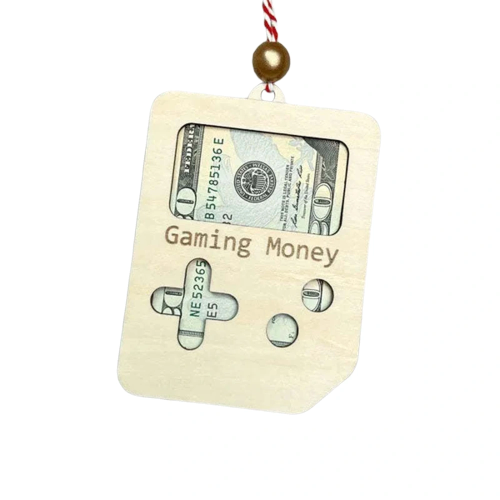 Christmas Money Holder Ornaments Gas Can/Lady Bag Hanging Decorations