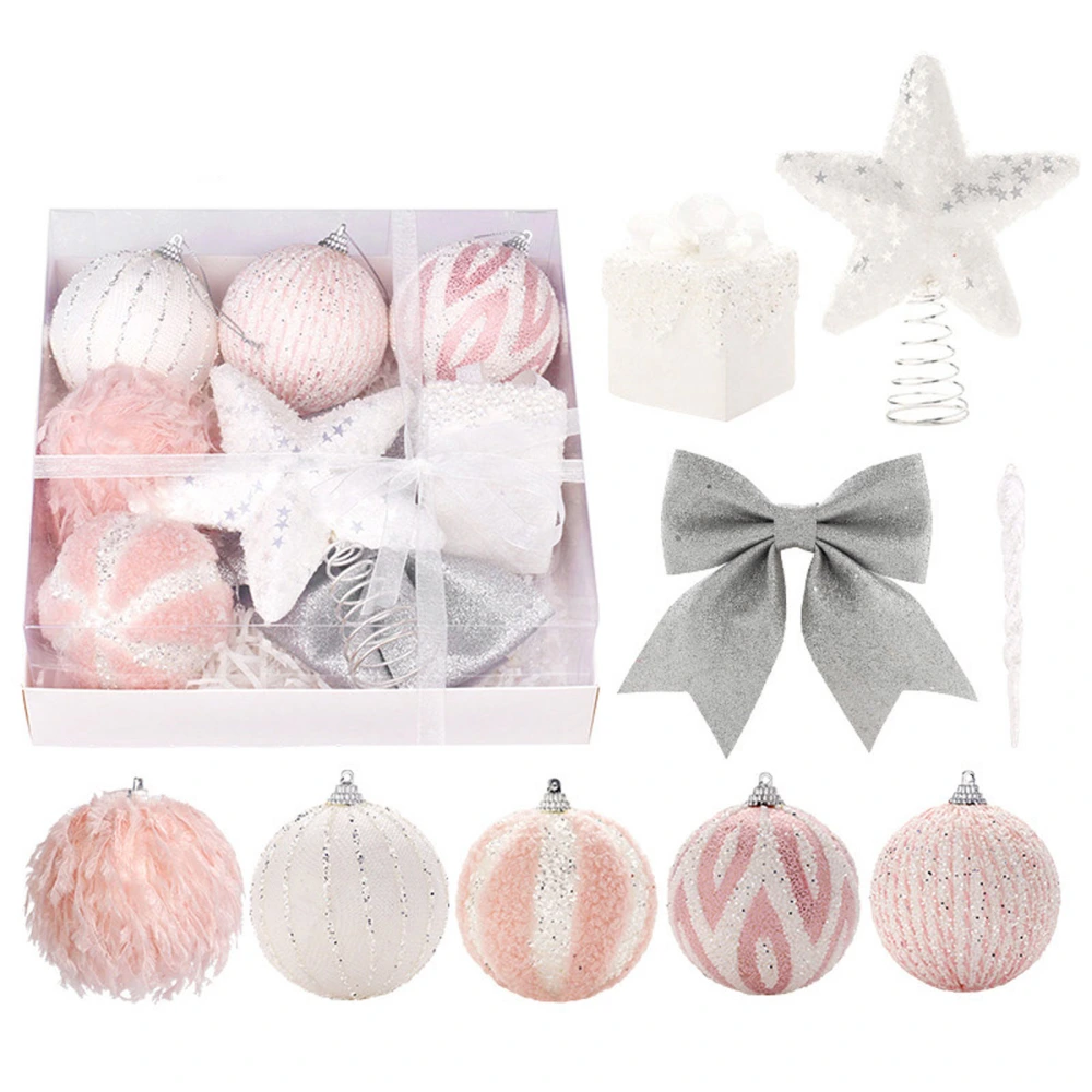 Christmas Tree Ornaments Set 18Pcs Assorted Hanging Baubles Pendants