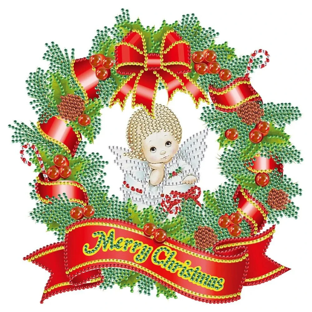 Christmas Diamond Painting Stickers, Diamond Art Mosaic Crafts