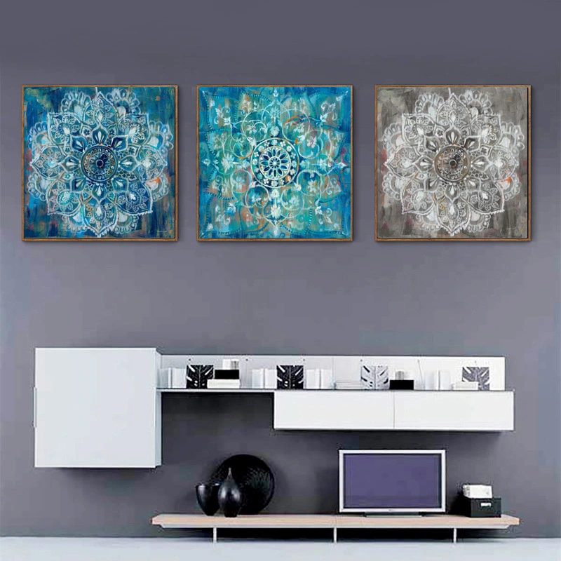 Retro Abstract Flower Home Living Room Decoration Painting