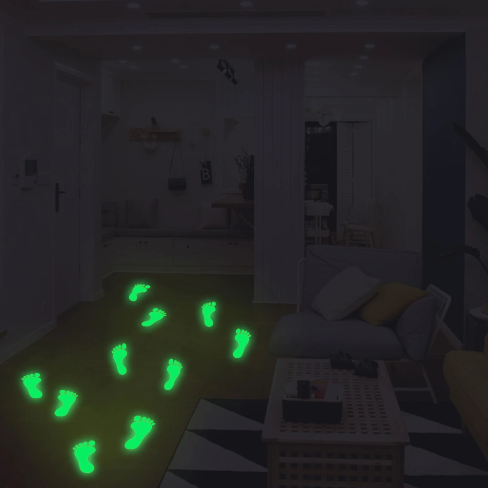 Luminous Stickers Footprints Luminous Stickers