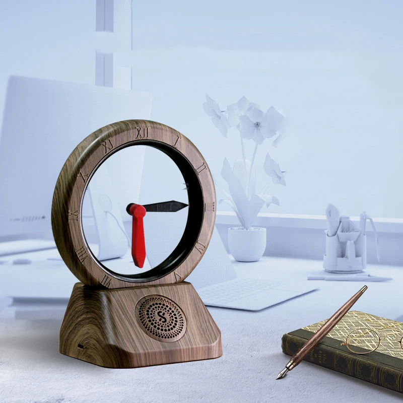 Retro Space-Time Door Suspension Hour Hand Bluetooth Speaker