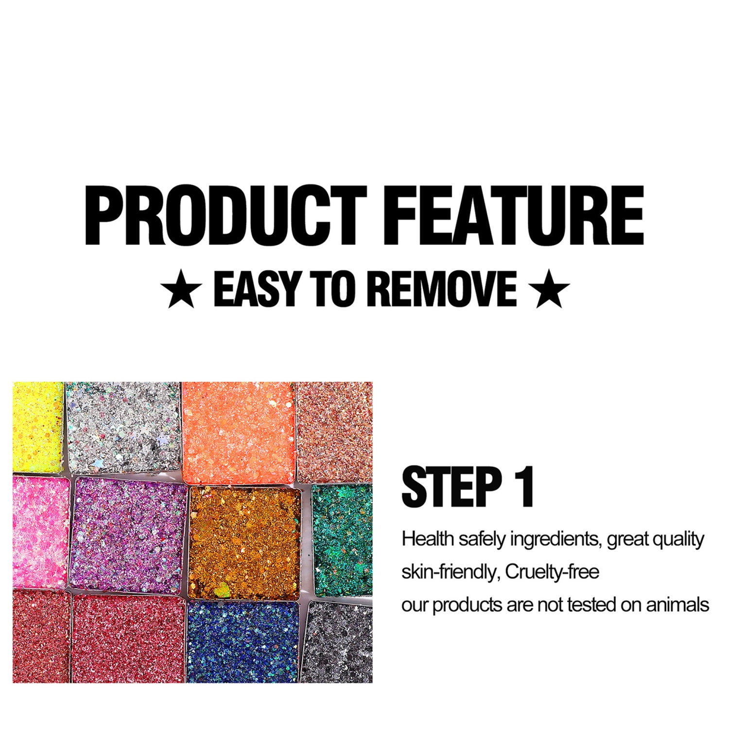 15 Color Shimmer Eyeshadow Palette, Long Lasting Blendable Eyeshadow