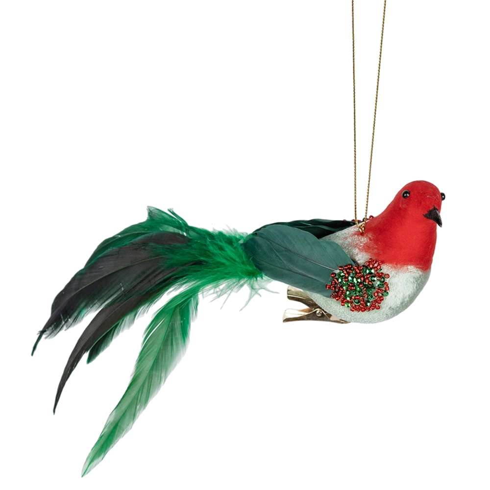 Christmas Tree Ornament, Artificial Bird Hanging Ornament Gift