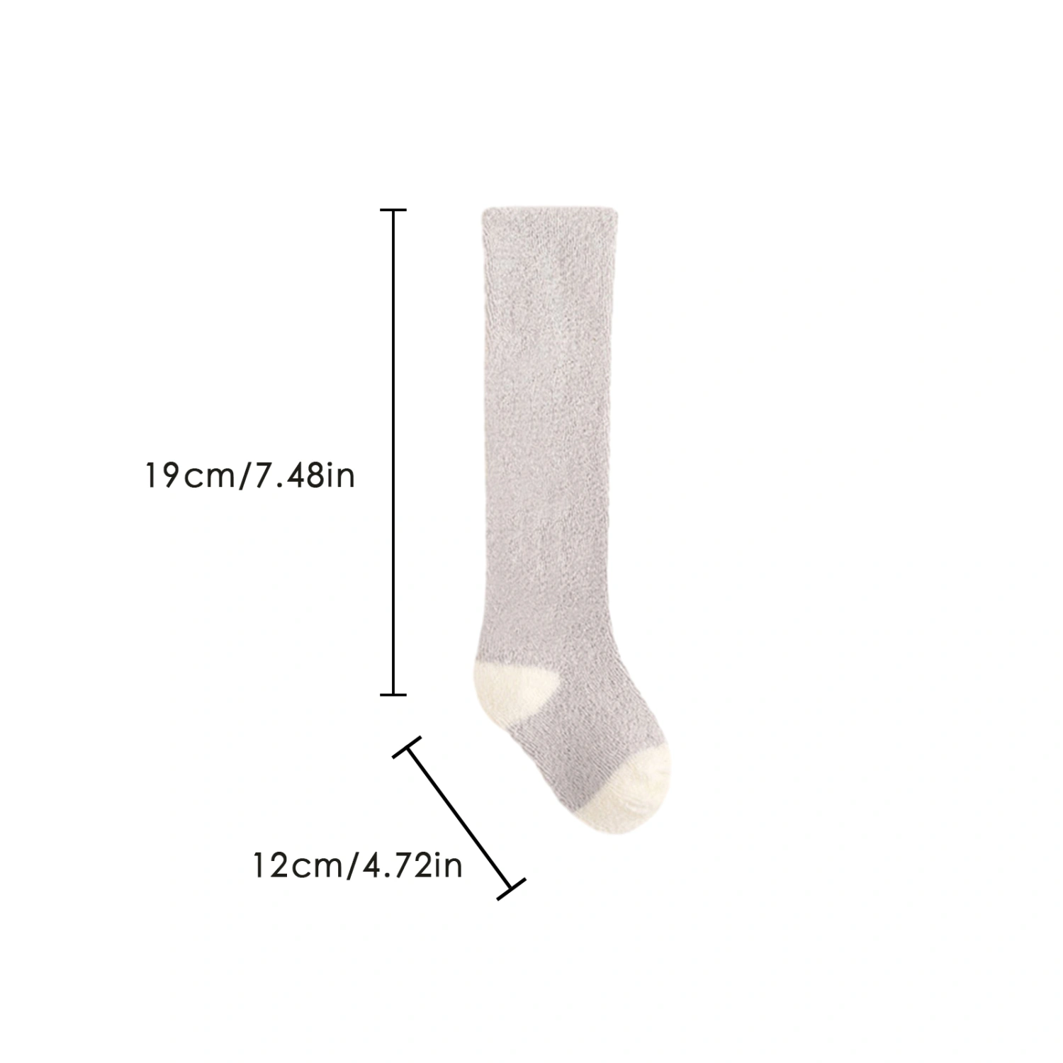 Baby Thigh-high Socks, Elastic Contrast Color Lightweight Long Socks