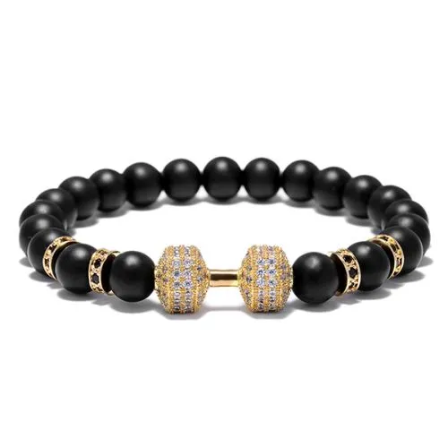 Elegant Rhinestone Dumbbell Bracelets