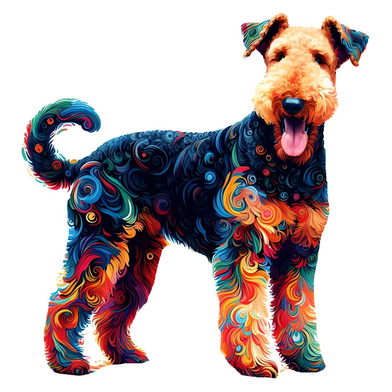 Colorful Cute Animal Cat And Dog Diamond Painting