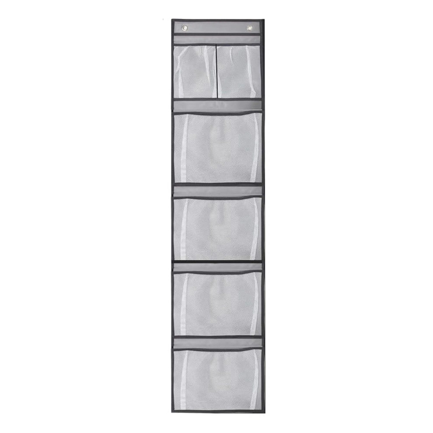 Over Door Hanging Organizer Clear Shelf Storage with 6 Large Pockets