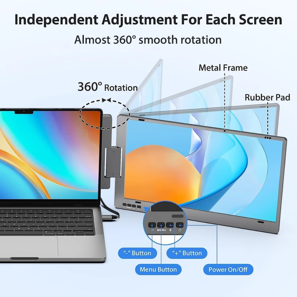 One-line Dual-screen Display