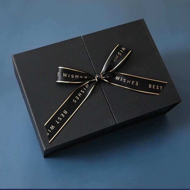 Black Ribbon Double Door Giftbox
