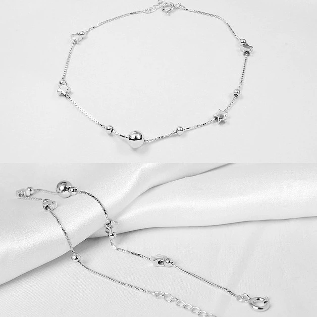 Women's 925 Sterling Silver Anklet