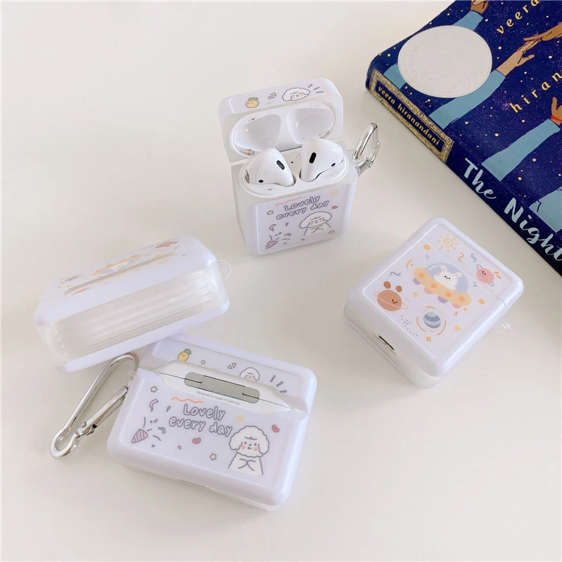 Earphone Sleeves Lamb Rabbit Cartoon