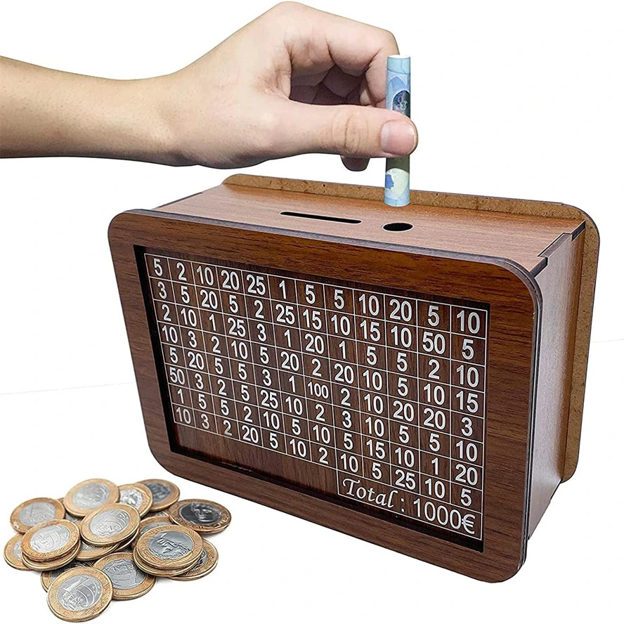 Home Quality Counter Target Coin Bank Children Gift Box Crafts