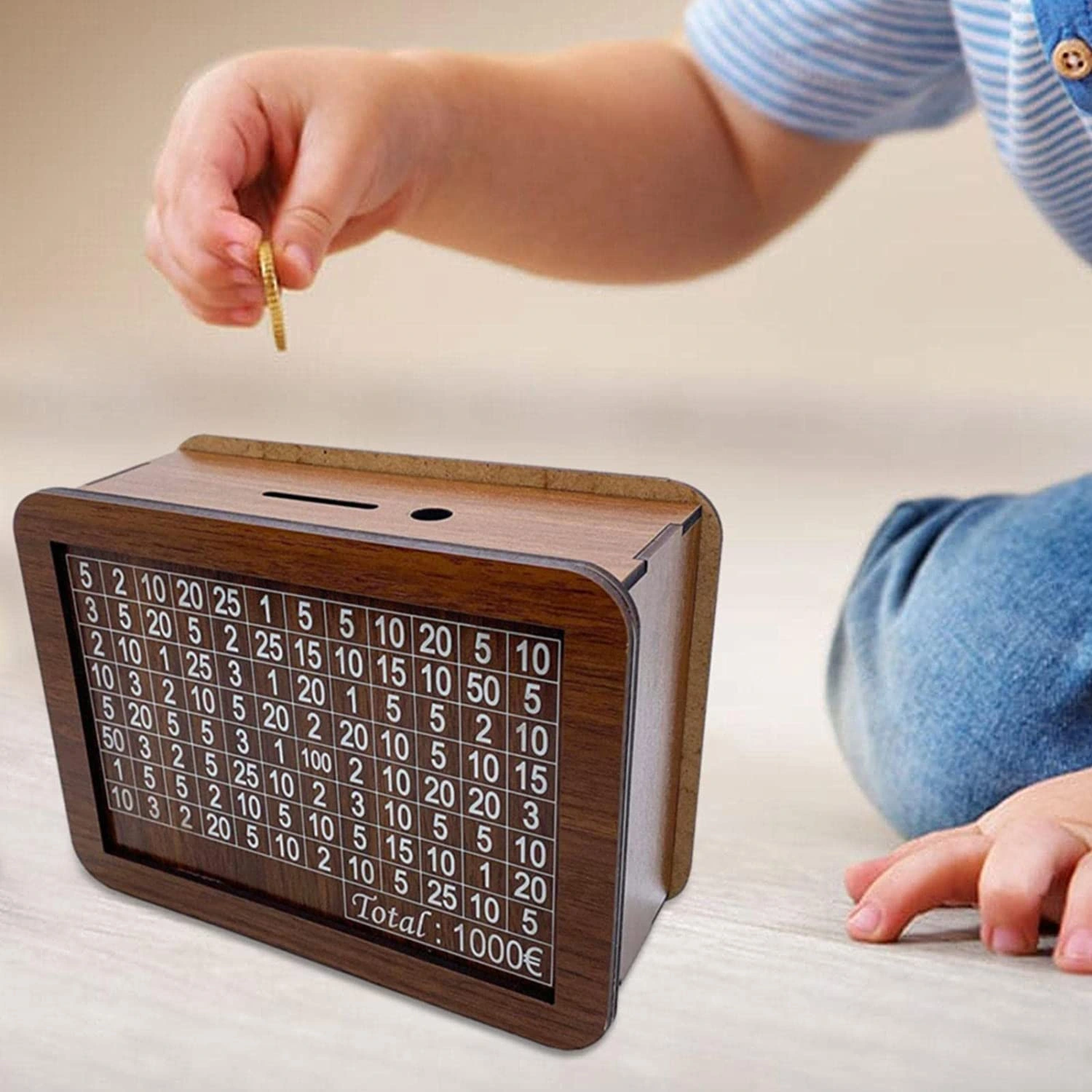 Home Quality Counter Target Coin Bank Children Gift Box Crafts