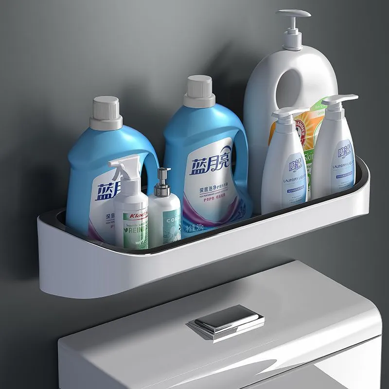 Punch-free Wall-mounted Toilet Rack