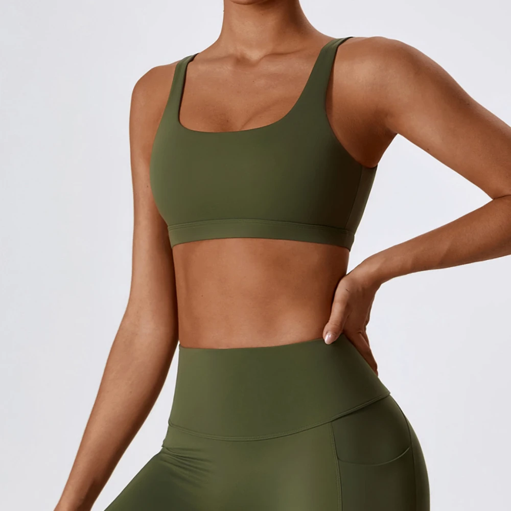 Tight Yoga Vest Shockproof Push Up Sports Bra