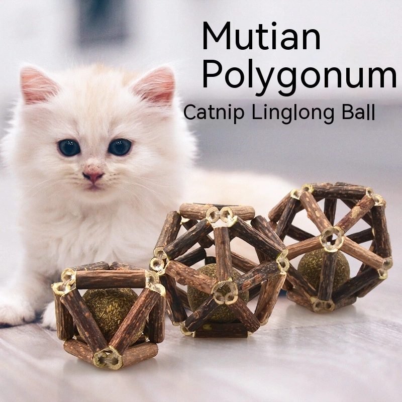 Polygonum Multiflorum Diet Balls Cat Toy Cat Scratching And Biting Catnip Ball