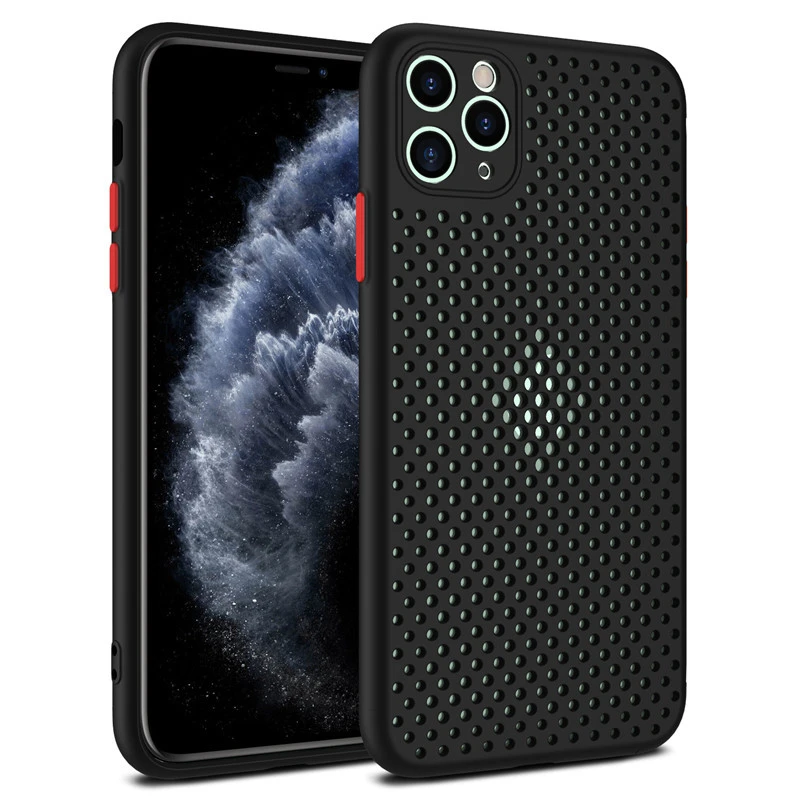 Breathable Heat Dissipation Anti-drop Mesh Phone Case