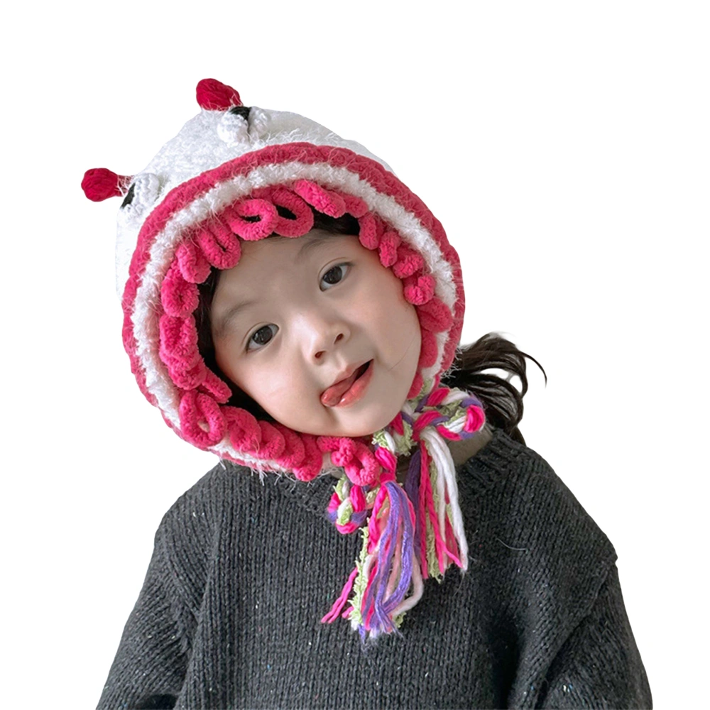 Kids Plush Hats, Cute Soft Funny Cartoon Monster Warm Winter Beanie